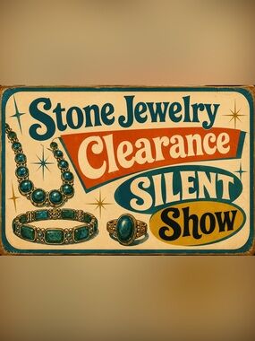 Vintage Stone Jewelry Clearance Silent Show
